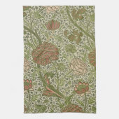 William Morris Cray Sage Bloem Bloemstuk Botanisch Theedoek (Verticaal)