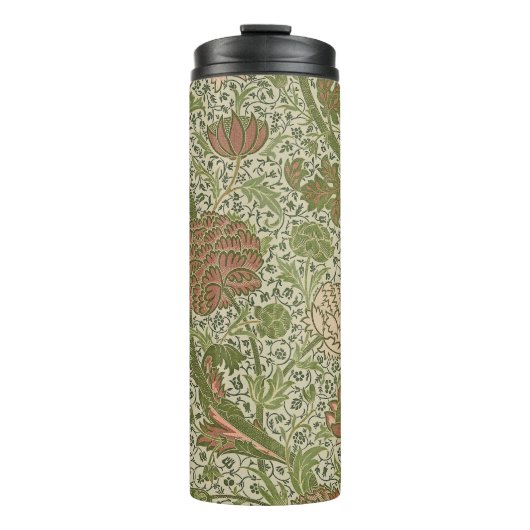 William Morris Cray Sage Bloem Bloemstuk Botanisch Thermosbeker (Voorkant)