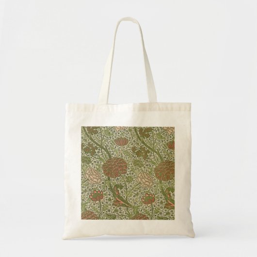 William Morris Cray Sage Bloem Bloemstuk Botanisch Tote Bag (Voorkant)