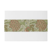 William Morris Cray Sage Bloem Bloemstuk Botanisch Uitnodigingen Wikkel (Achterkant Voorbeeld)