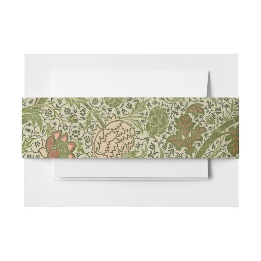 William Morris Cray Sage Bloem Bloemstuk Botanisch Uitnodigingen Wikkel (Voorkant Voorbeeld)