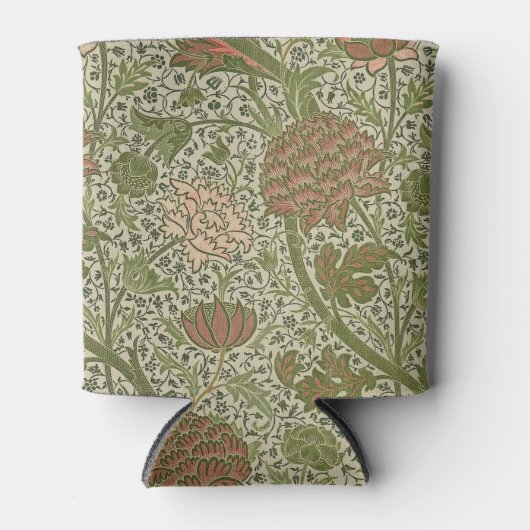 William Morris Cray Sage Bloemen Plantaardige Blikjeskoeler (Voorkant)