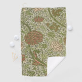 William Morris Cray Sage Bloemen Plantaardige Golfhanddoek (Insitu)