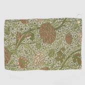 William Morris Cray Sage Bloemen Plantaardige Golfhanddoek (Horizontaal)