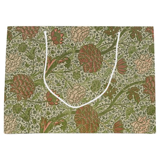 William Morris Cray Sage Bloemen Plantaardige Groot Cadeauzakje (Voorkant)