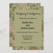 William Morris Cray Sage Bloemen Plantaardige Kaart (Voorkant / Achterkant)