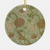 William Morris Cray Sage Bloemen Plantaardige Keramisch Ornament (Voorkant)
