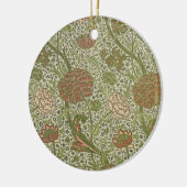 William Morris Cray Sage Bloemen Plantaardige Keramisch Ornament (Links)