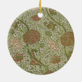 William Morris Cray Sage Bloemen Plantaardige Keramisch Ornament (Achterkant)