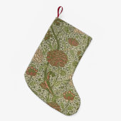 William Morris Cray Sage Bloemen Plantaardige Kleine Kerstsok (Voorkant (Hangend))