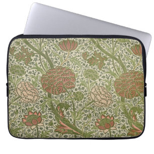 William Morris Cray Sage Bloemen Plantaardige Laptop Sleeve