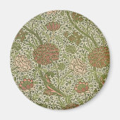 William Morris Cray Sage Bloemen Plantaardige Magneet (Voorkant)