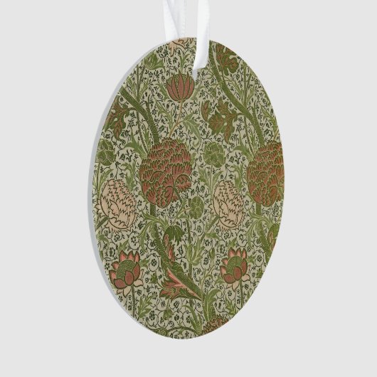 William Morris Cray Sage Bloemen Plantaardige Ornament (voorkant)