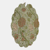 William Morris Cray Sage Bloemen Plantaardige Ornament Kaart (Rechts)
