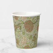 William Morris Cray Sage Bloemen Plantaardige Papieren Bekers (Links)