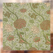 William Morris Cray Sage Bloemen Plantaardige Raamsticker (Vel 2)