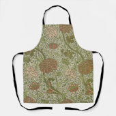 William Morris Cray Sage Bloemen Plantaardige Schort (Voorkant)