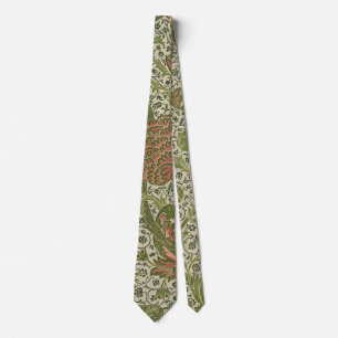 William Morris Cray Sage Bloemen Plantaardige Stropdas