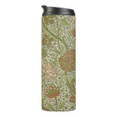 William Morris Cray Sage Bloemen Plantaardige Thermosbeker (Geroteerd rechts)