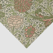 William Morris Cray Sage Bloemen Plantaardige Tissuepapier (Detail)