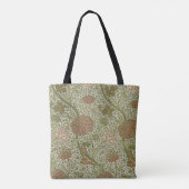 William Morris Cray Sage Bloemen Plantaardige Tote Bag (Achterkant)