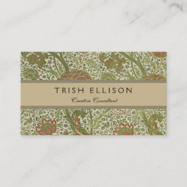 William Morris Cray Sage Bloemen Plantaardige Visitekaartje