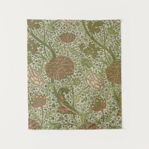 William Morris Cray Sage Bloemen Plantaardige Wandkleed