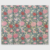 William Morris Cray Vintage Blossom Bloemendesign Cadeaupapier (Vlak)