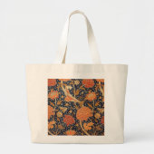 William Morris Cray Wallpaper Flower Pattern Grote Tote Bag (Voorkant)