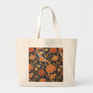 William Morris Cray Wallpaper Flower Pattern Grote Tote Bag