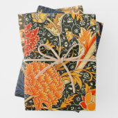 William Morris Cray Wallpaper Flower Pattern Inpakpapier Vel (In situ)