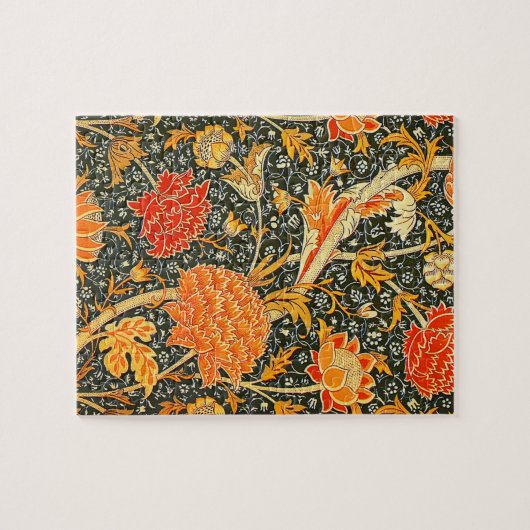 William Morris Cray Wallpaper Flower Pattern Legpuzzel (Horizontaal)