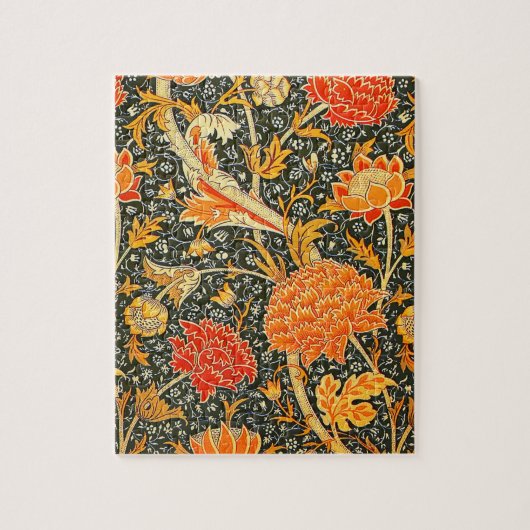 William Morris Cray Wallpaper Flower Pattern Legpuzzel (Verticaal)