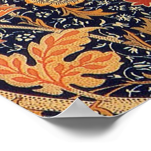 William Morris Cray Wallpaper Flower Pattern Poster (Hoek)