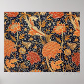 William Morris Cray Wallpaper Flower Pattern Poster (Voorkant)