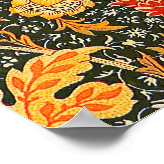 William Morris Cray Wallpaper Flower Pattern Poster (Hoek)
