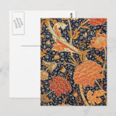 William Morris Cray Wallpaper Patroon Briefkaart (Voorkant / Achterkant)
