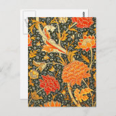 William Morris Cray Wallpaper Patroon Briefkaart (Voorkant / Achterkant)