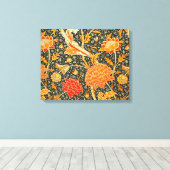 William Morris Cray Wallpaper Patroon Canvas Afdruk (Insitu (Houten vloer))