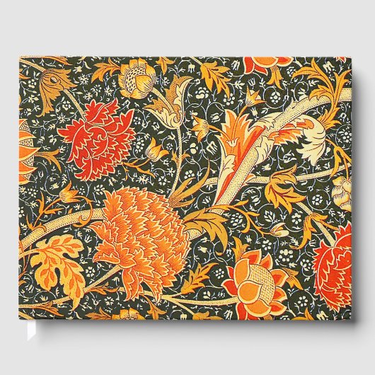 William Morris Cray Wallpaper Patroon Gastenboek (Voorkant)