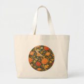 William Morris Cray Wallpaper Patroon Grote Tote Bag (Voorkant)