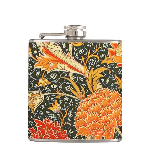 William Morris Cray Wallpaper Patroon Heupfles (Voorkant)