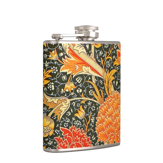 William Morris Cray Wallpaper Patroon Heupfles (Rechts)