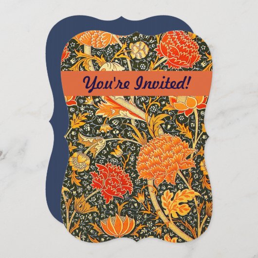 William Morris Cray Wallpaper Patroon Kaart (Voorkant / Achterkant)