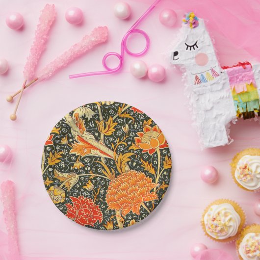 William Morris Cray Wallpaper Patroon Papieren Bordje (Feest)