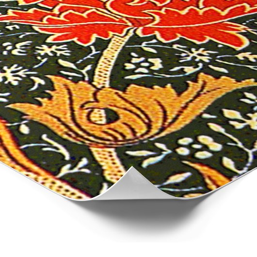 William Morris Cray Wallpaper Patroon Poster (Hoek)