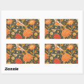 William Morris Cray Wallpaper Patroon Rechthoekige Sticker (Vel)