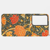 William Morris Cray Wallpaper Patroon Samsung Galaxy Hoesje (Linkerkant)