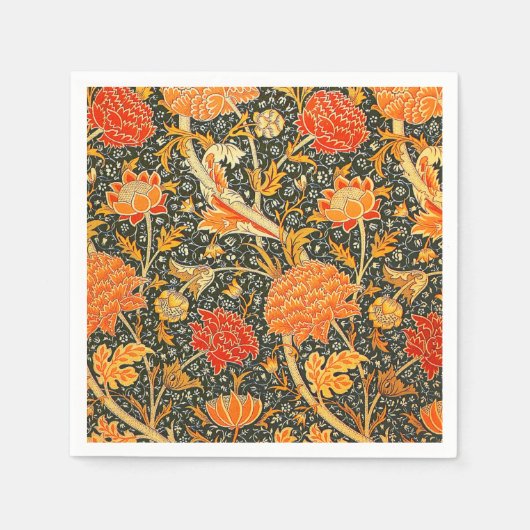 William Morris Cray Wallpaper Patroon Servetten (Voorkant)
