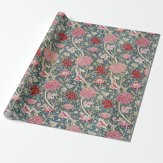 William Morris Cray Wrapping Paper Cadeaupapier (Uitgerold)